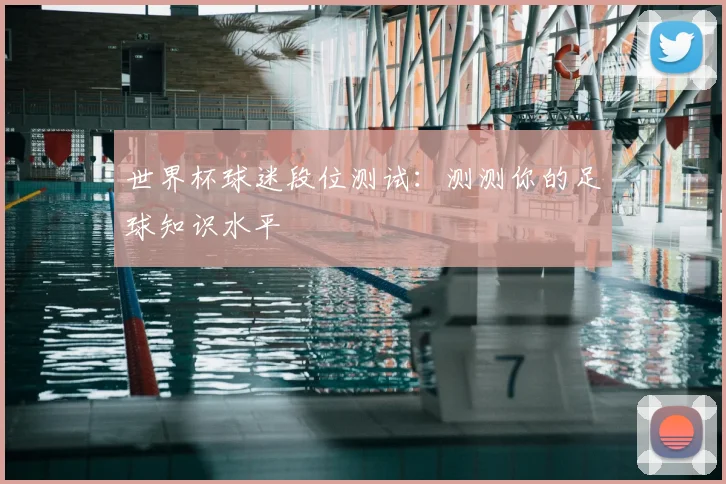 世界杯球迷段位测试：测测你的足球知识水平