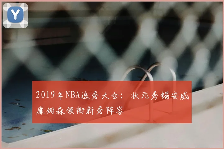 2019年NBA选秀大会:状元秀锡安威廉姆森领衔新秀阵容