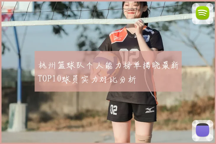 杭州篮球队个人能力榜单揭晓最新TOP10球员实力对比分析